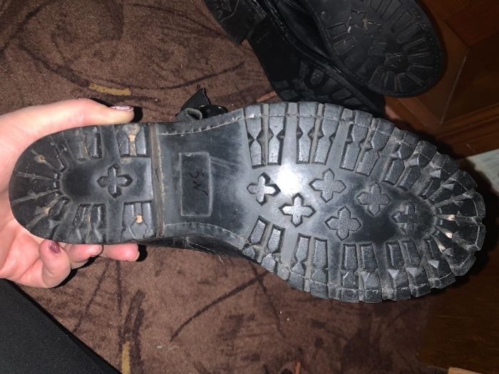 Сапоги ботинки кожаные