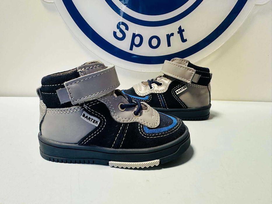 Bartek  trzewiki chłopiece skóra naturalna profilowane 22 - 26