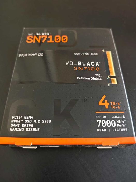 WD Black SN7100 NVMe SSD 4 TB nowy