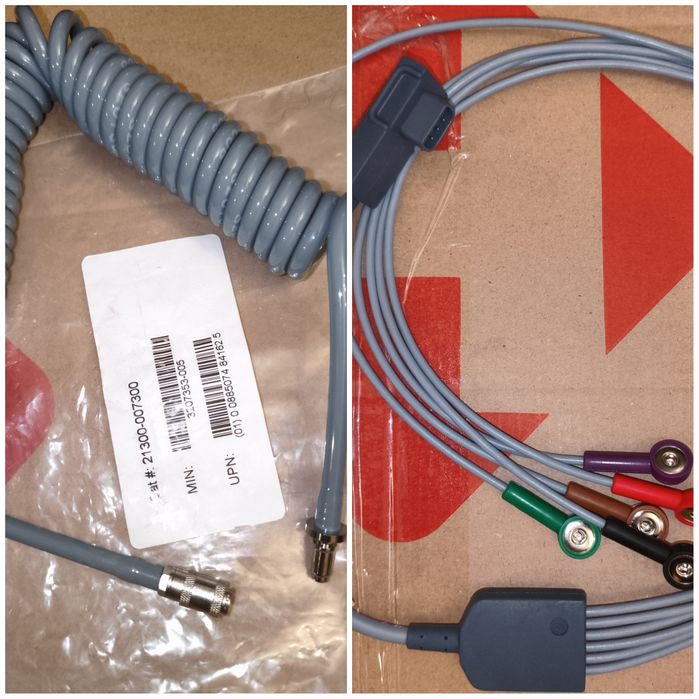 NIBP трубка  ЕКГ 6-провідний кабель для LIFEPAK 12/15/20