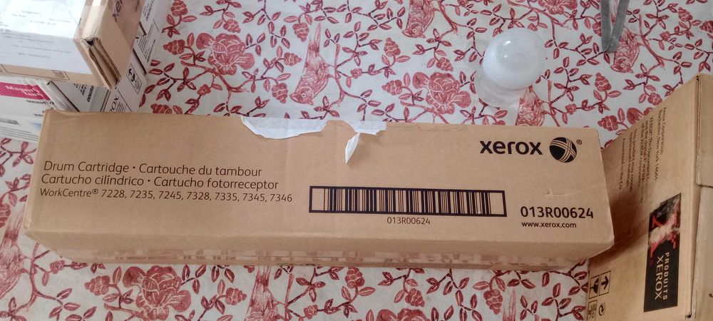 Tinteiros, cartuchos, fusor Xerox