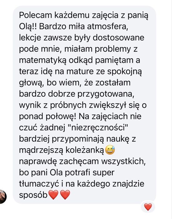 Korepetycje z matematyki