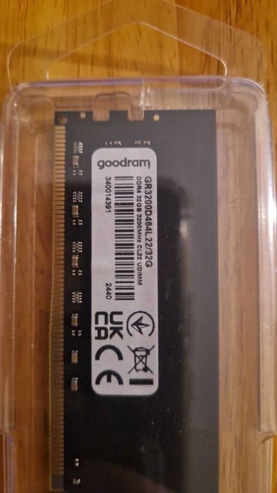 Memória RAM Goodram 32 GB DDR4-3200 (UDIMM)