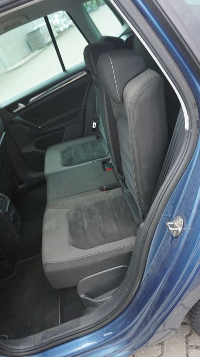 Volkswagen Golf Sportsvan kanapa tylna kompletna Alcantara