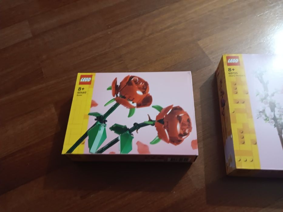 Lego rosas 40460 e lego cherry blossoms flor de cerejeira  40723 novo
