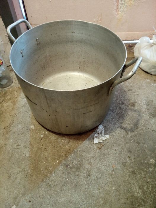 Каструля алюмінієва 40 літрів з кришкою