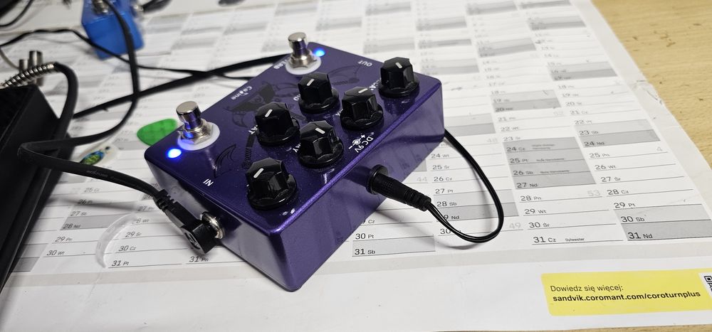 Efekt gitarowy Caline CP-80 Ragnarok Reverb / Delay