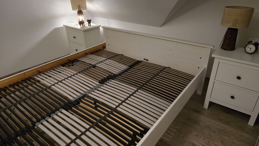 Hemnes ikea rama łóżko 160x200