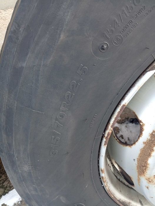 Шини з дисками 315/70/22.5