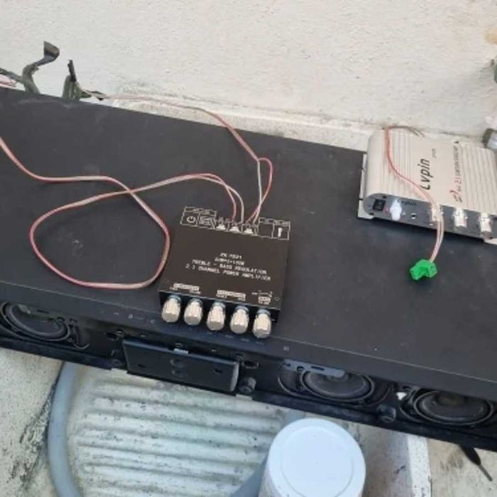 Hi-Fi Усилитель звука мощность 200W на 2.1 аудио канала підсилювач звуку NEW