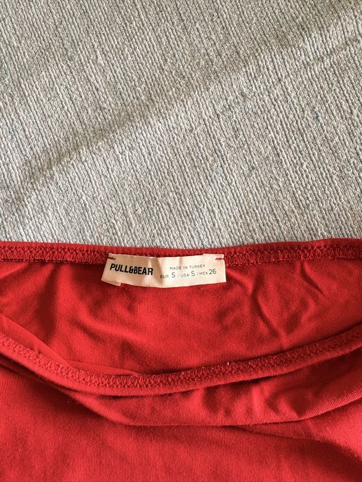 Body vermelho Pull&Bear