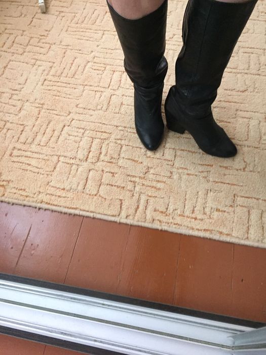 Итальянский кожаный сапог