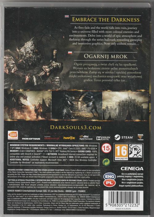 Dark souls III PC