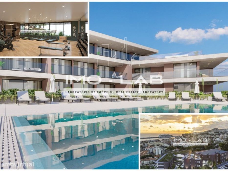 Apartamento T2 - Centro do Funchal - Condomínio de Luxo