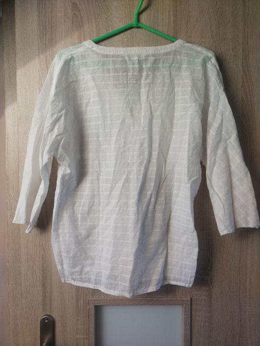 Bluzka na lato cienka, zwiewna, lekka, rękaw 7/8