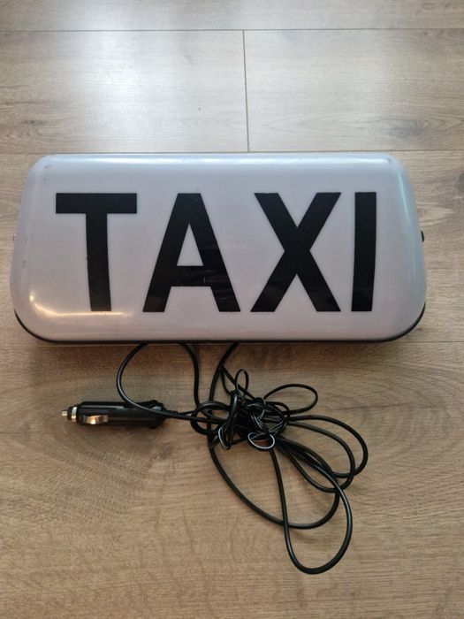 Kogut taxi Led  Biała