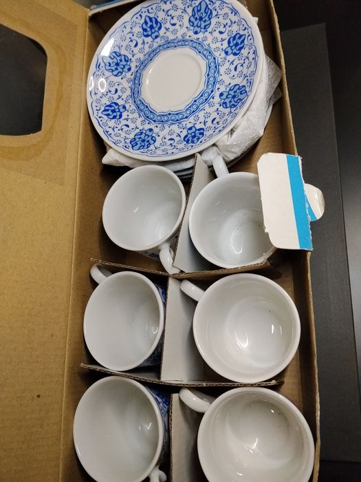 Набір порцелянових чашок для кави Kutahya 50 мл