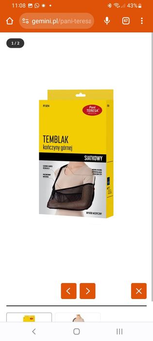 Temblak siatkowy s