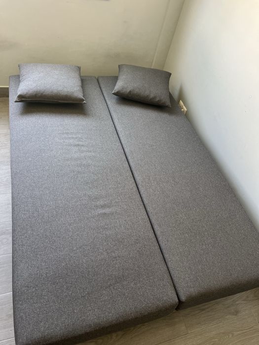 Sofá-cama IKEA cinzento (negociável)