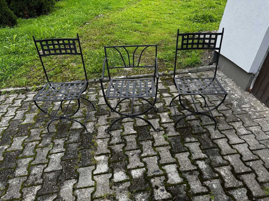 Krzesło metalowe