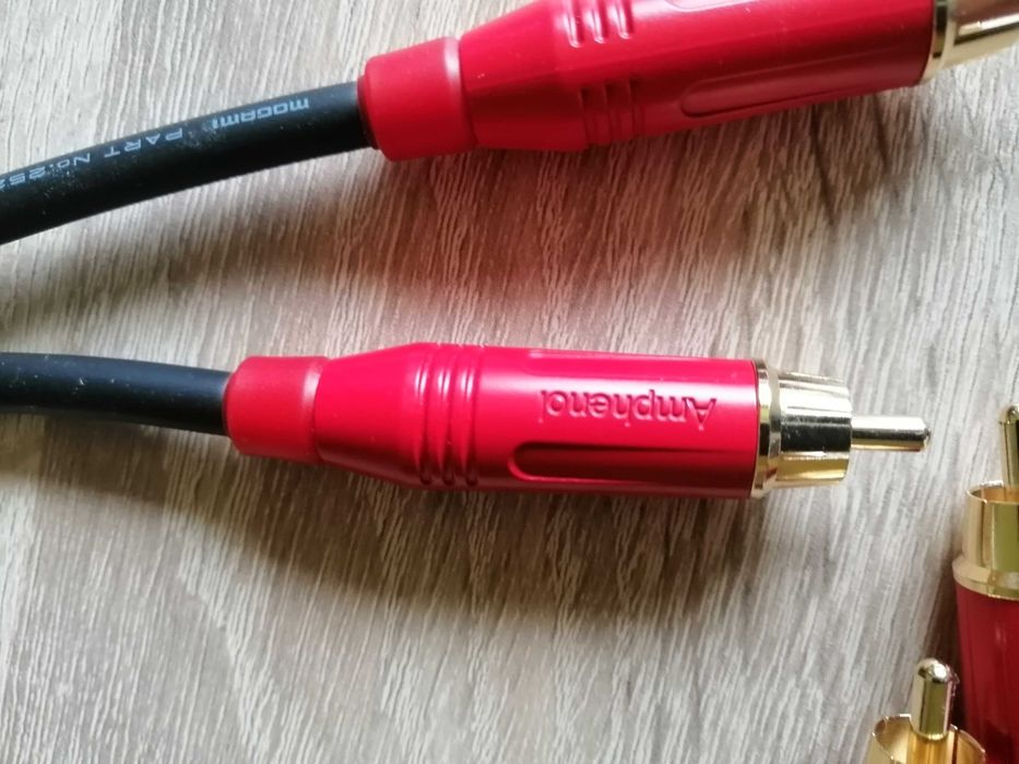 Interkonekty Rca Mogami 2xchinch 75cm Wtyki Ampenol