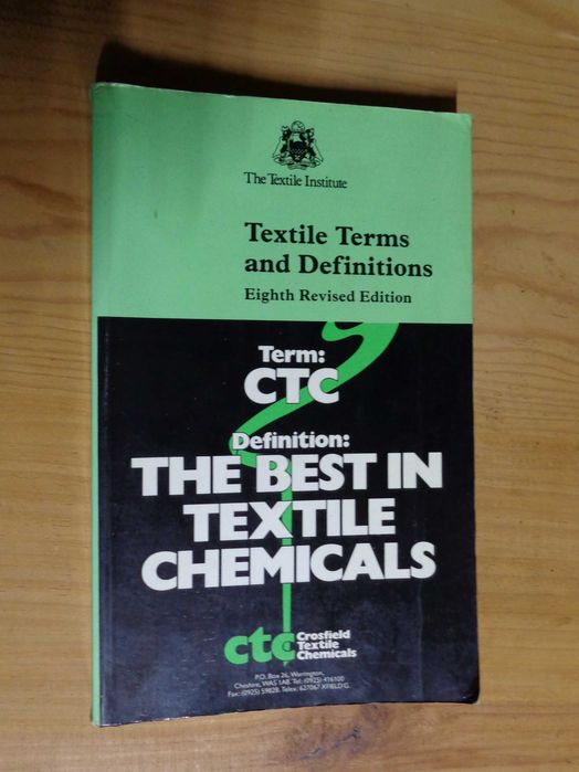 Livro - Textile Terms and Definitions