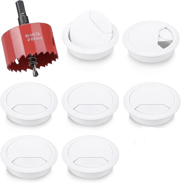 Kigniote Przelotka biurkowa z otwornicą, 60 mm, 7 sztuk