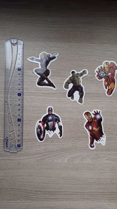Stickers super heróis marvel, DC, X-men