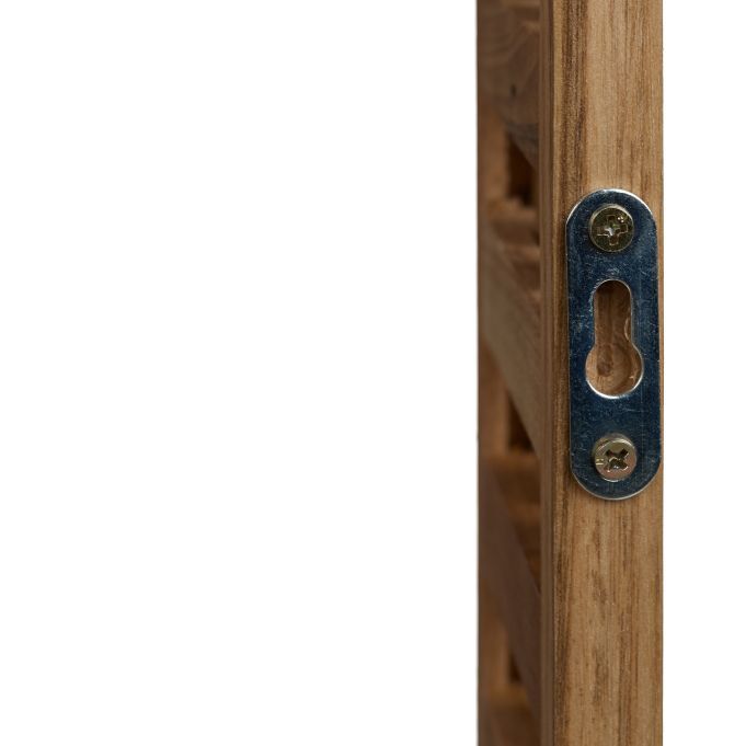 Regał ścienny orzech 50 x 50 cm