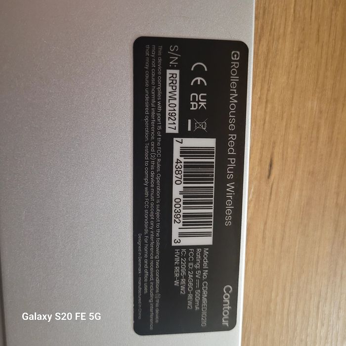 Myszka przewodowa CONTOUR RollerMouse