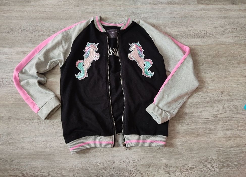 Zestaw dziewczęca bluza Koniki Pony Sparkle rozm 146 i damski stanik rozm 75B marka Karolina