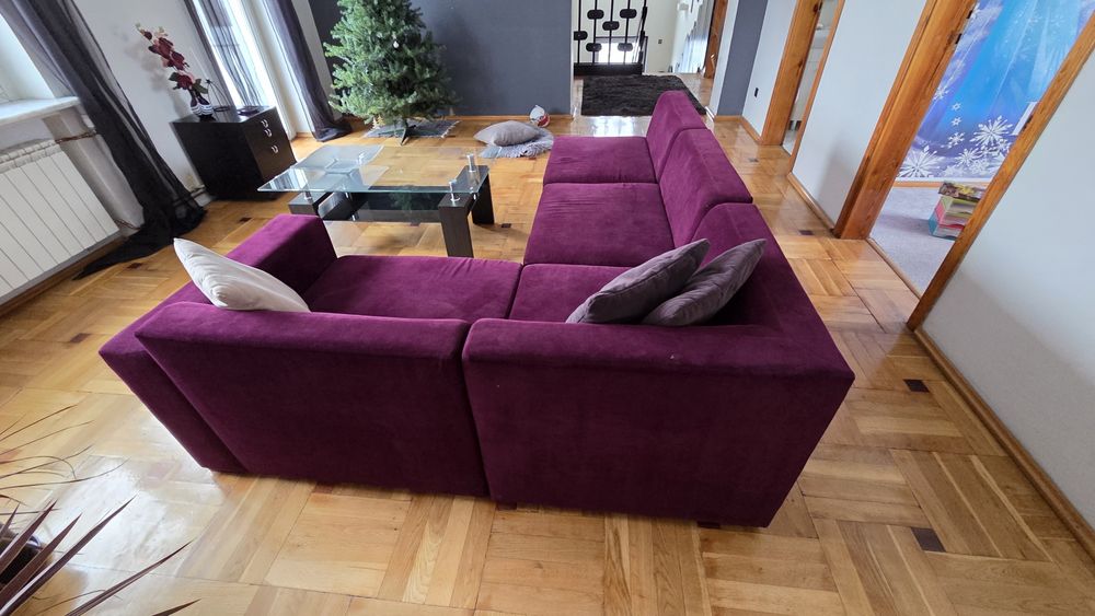 Narożnik sofa tapczan