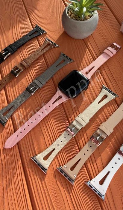 Кожаный ремешок T-style HERMES для Apple Watch 38/40/41mm, 42/44/45mm