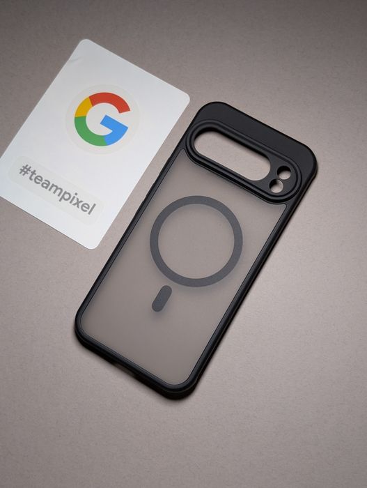 Чохол з магнітним кругом МАГСЕЙВ для Google Pixel 9 Pro XL Чорний