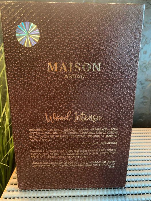 Maison Asrar Wood Intense perfumy arabskie unisex EDP 80 ml