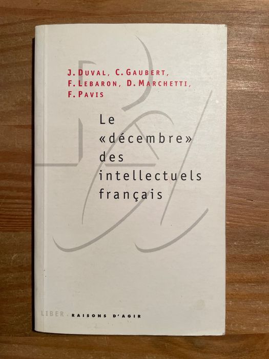 "December" of French Intellectuals (Free Shipping)