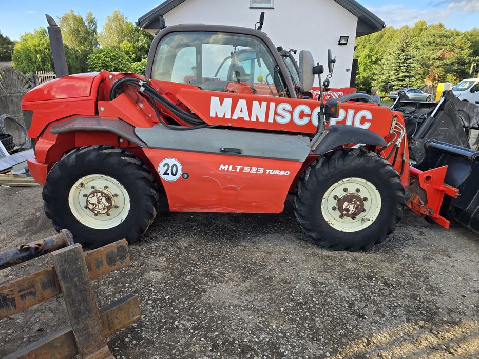 Ładowarka teleskopowa manitou mlt 523 merlo 742 turbo jcb łyżko krokodyl