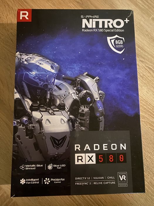 Radeon Sapphire Rx580 Nitro+ 8gb