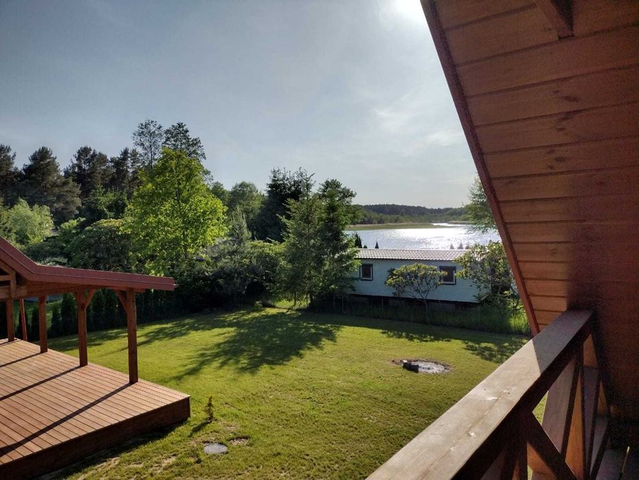 Mazury , domki całoroczne - Wzgórza Dybowskie balia z jacuzzi , sauna