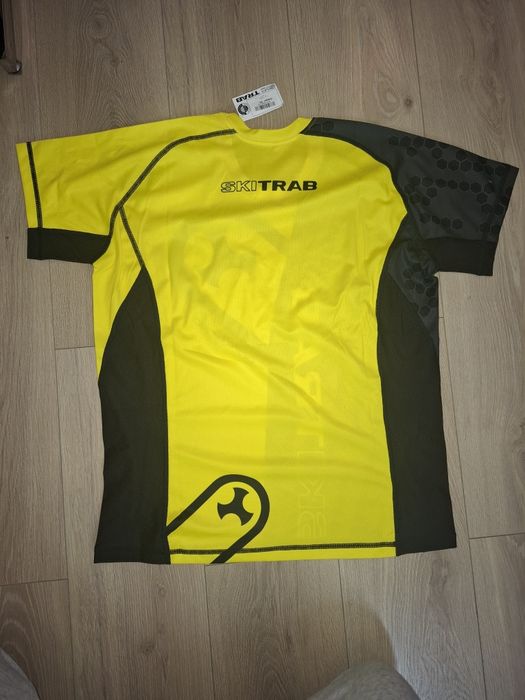 T-shirt SkiTrab żółto czarny roz. XL