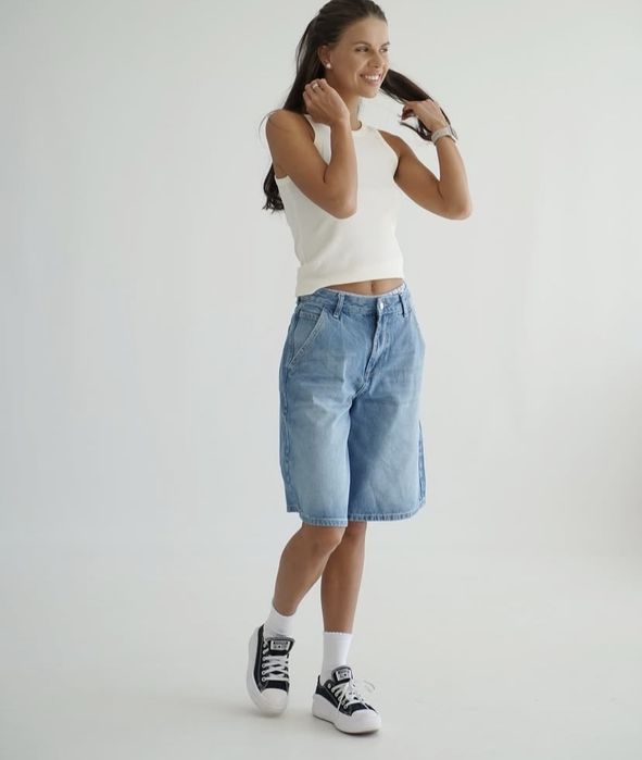 Шорти бермуди  беггі трендові колір Mavi