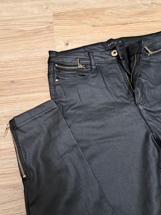 Spodnie skinny woskowane Mohito 34