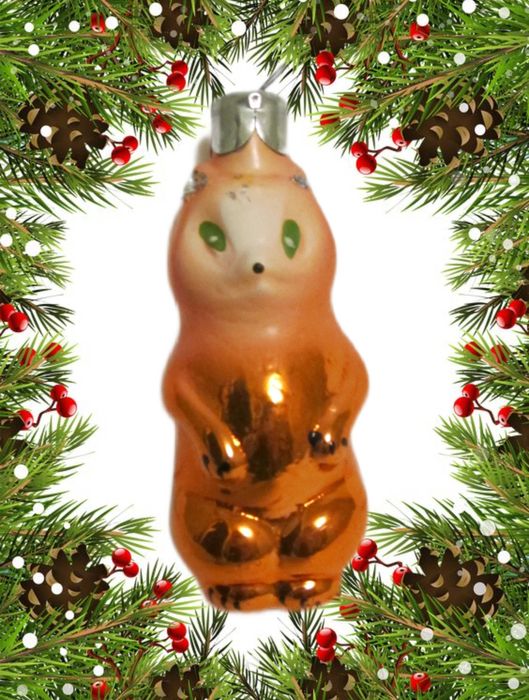 Советская ёлочная игрушка 