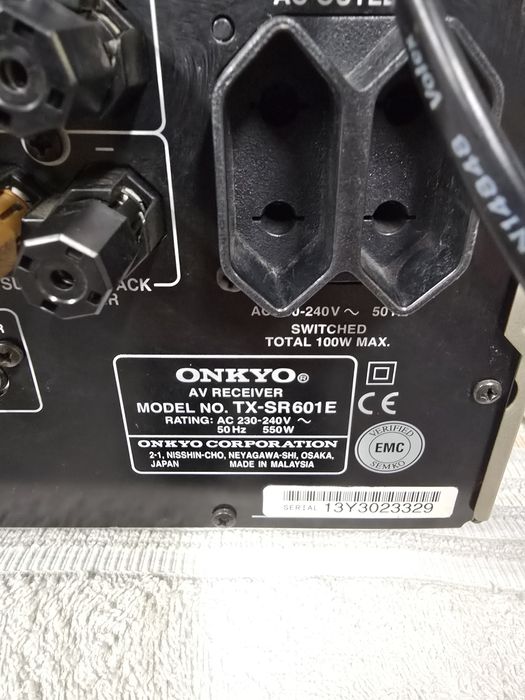 Amplituner Onkyo tx-sr601e kino domowe 6.1 ,sprawne, mało używane