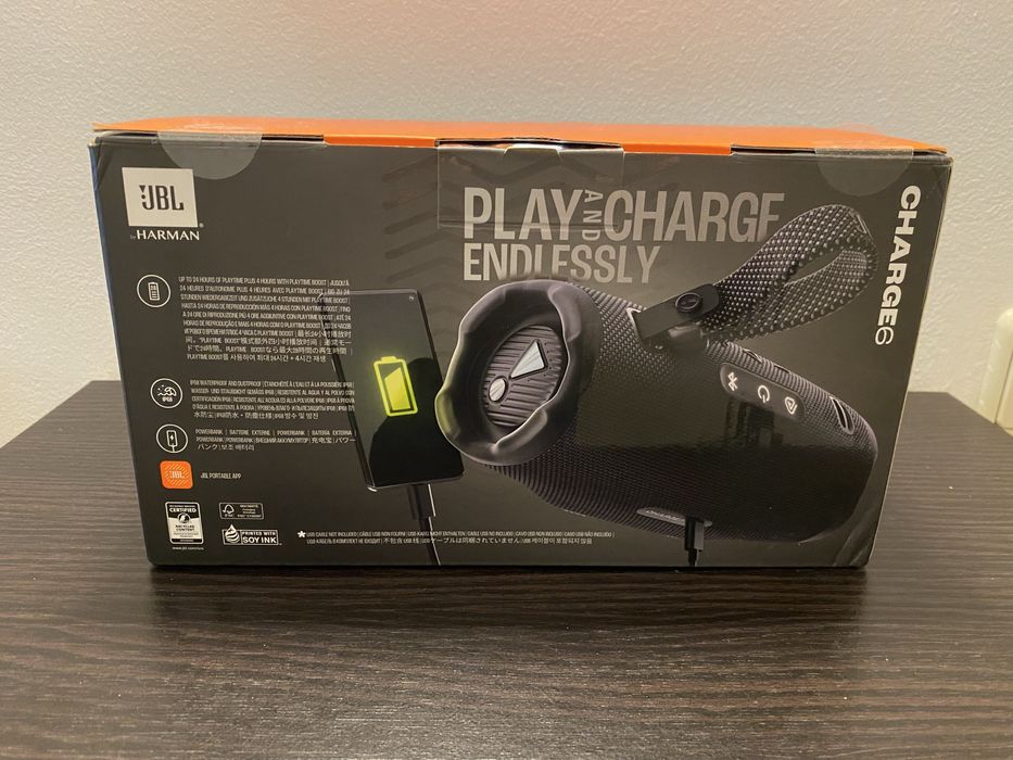 Coluna JBL CHARGE 6 nova