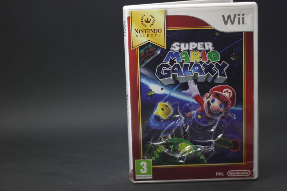3 Jogos Wii (Super Mario Galaxy + Wii Sports + Wario Ware)