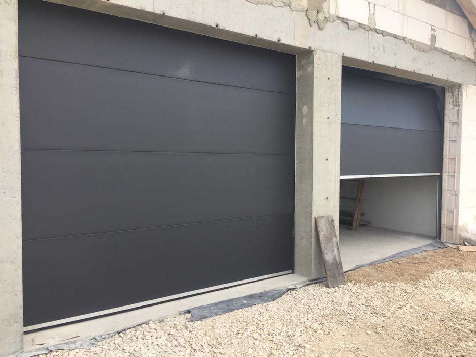 Kompletna brama segmentowa w częściach bez panela 3000x3000 przemysł