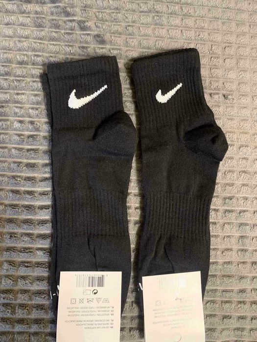 Середні шкарпетки Nike Преміум чорні | Носки Найк | шкарпетки найк