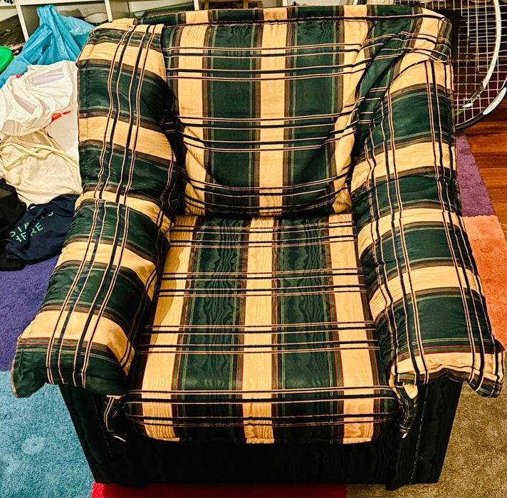 Sofa de 2 lugares e sofa individual