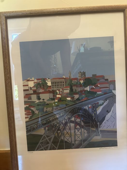 Serigrafia (ponte dom Luís - Porto )com moldura